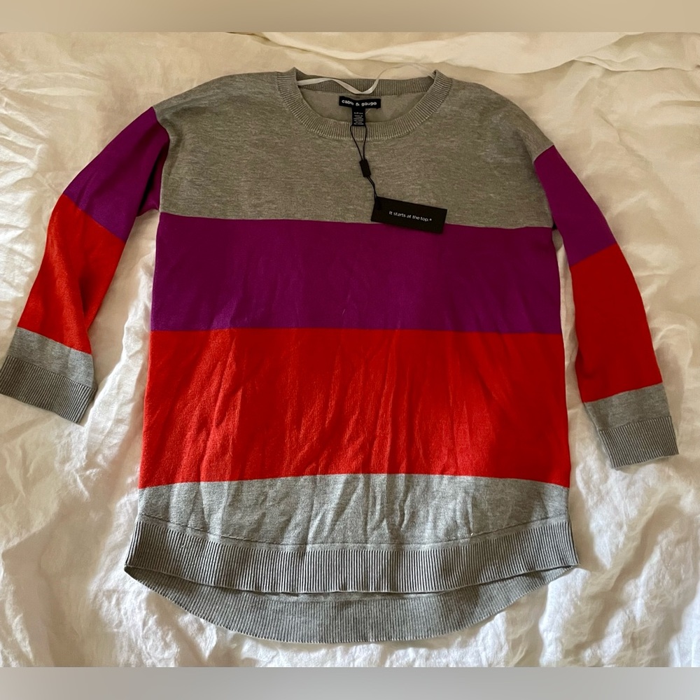 Cable and Gauge Sweater